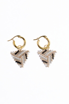 Lenora Geometric Miyuki Beaded Earrings